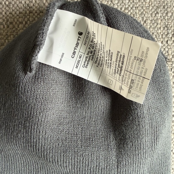 Carhartt Two-Tone Beanie with Logo Patch - Picture 3 of 4
